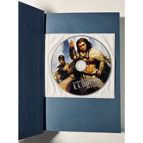 SIGNED ~ THE ANCIENT by R.A. Salvatore (2008, Hardcover) 1st/1st w/Interview CD - Picture 5 of 5